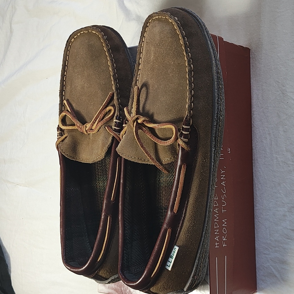 Brown Suede Men's Loafers - Picture 3 of 9